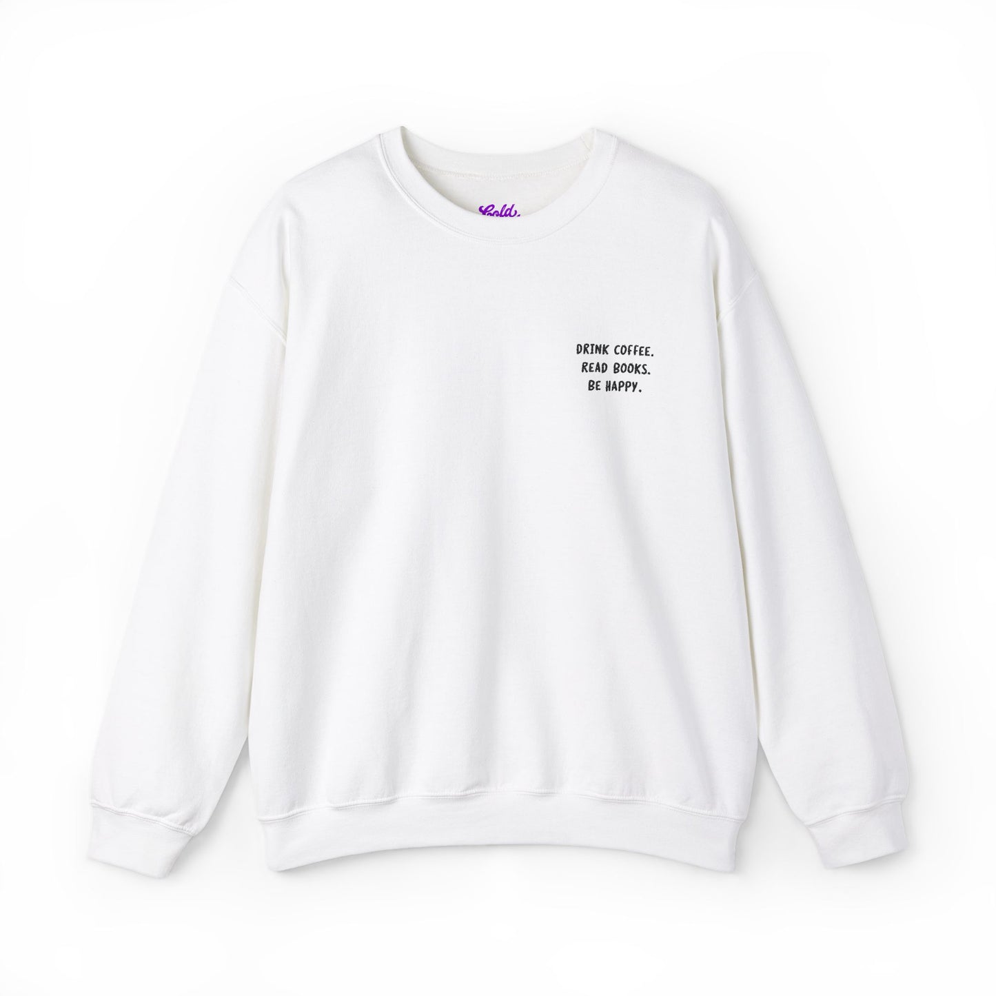 Coffee, Books, Happiness Unisex Heavy Blend™ Crewneck Sweatshirt