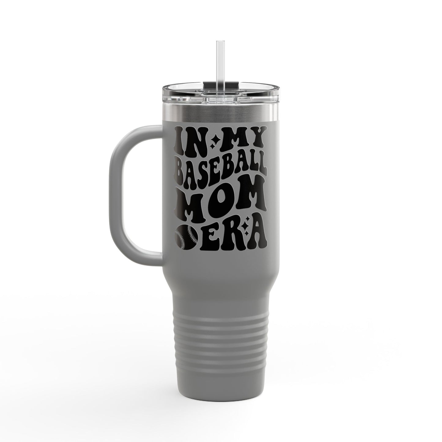 Baseball Mom Era Insulated Travel Mug - 40oz