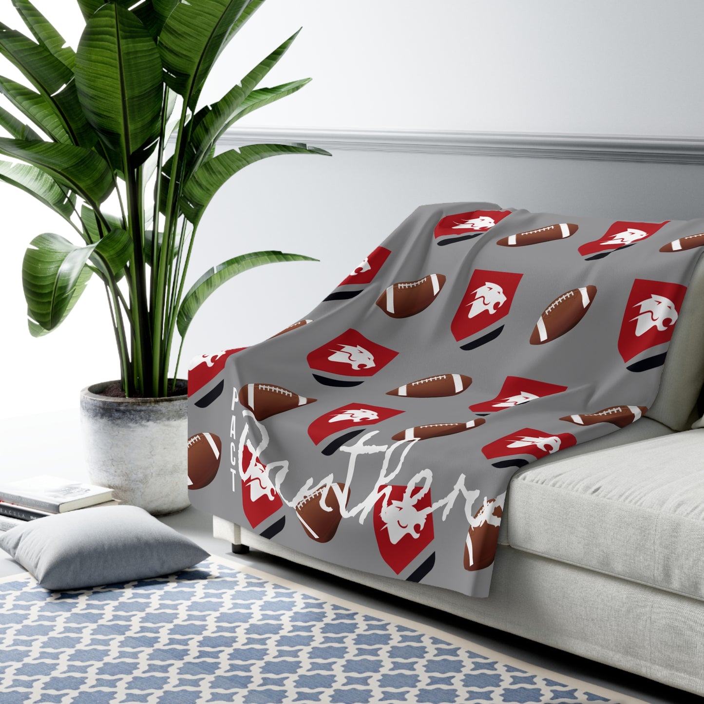 PACT Football - Sherpa Fleece Blanket