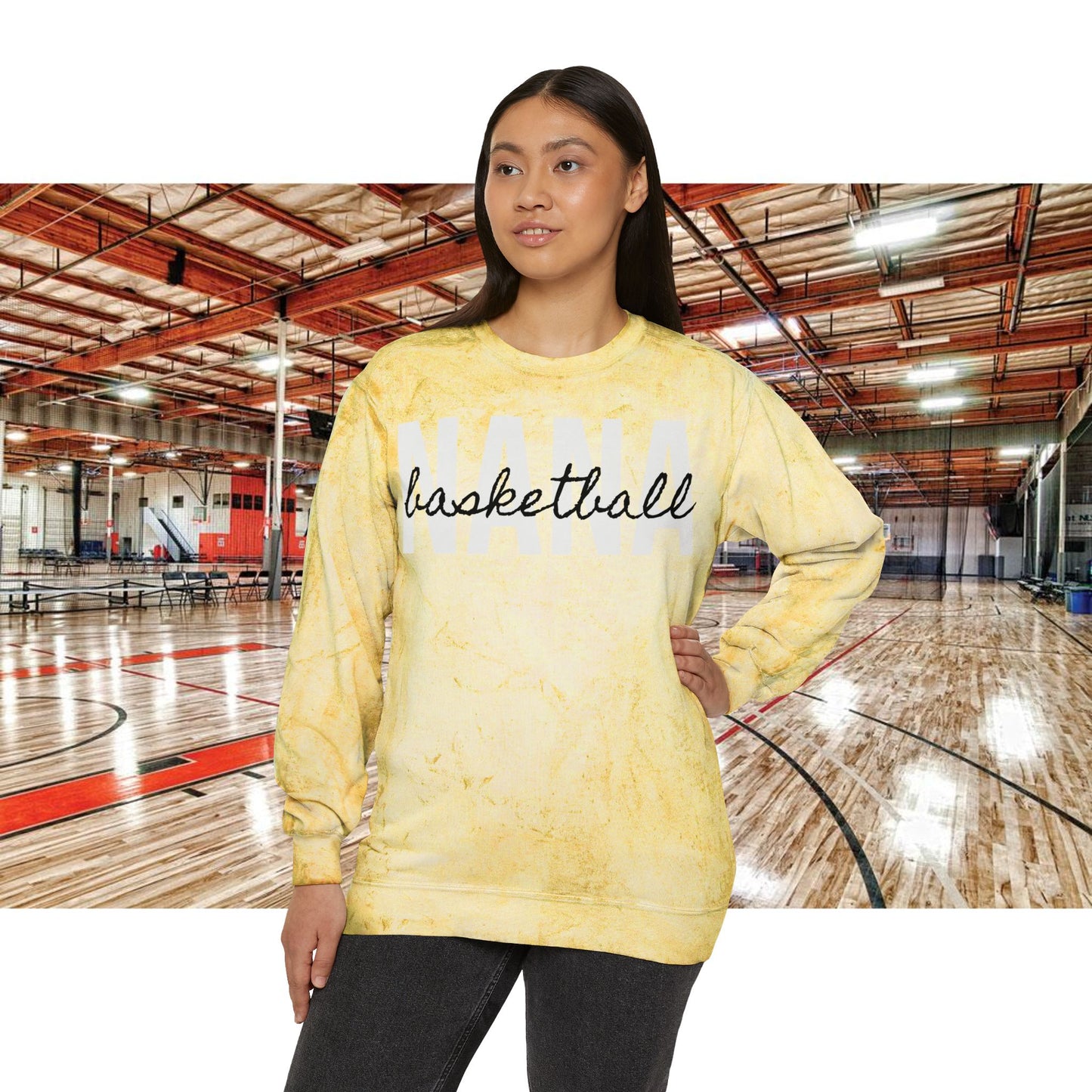 Basketball NanaTie Dye Sweatshirt