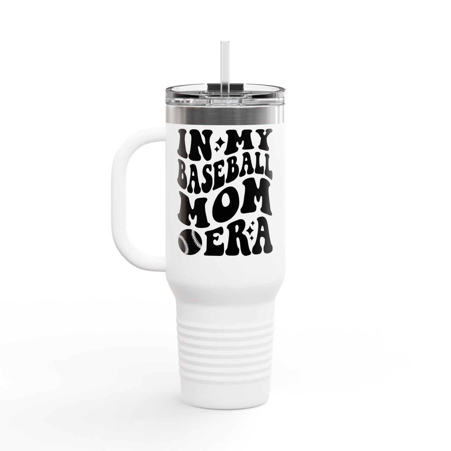 Baseball Mom Era Insulated Travel Mug - 40oz
