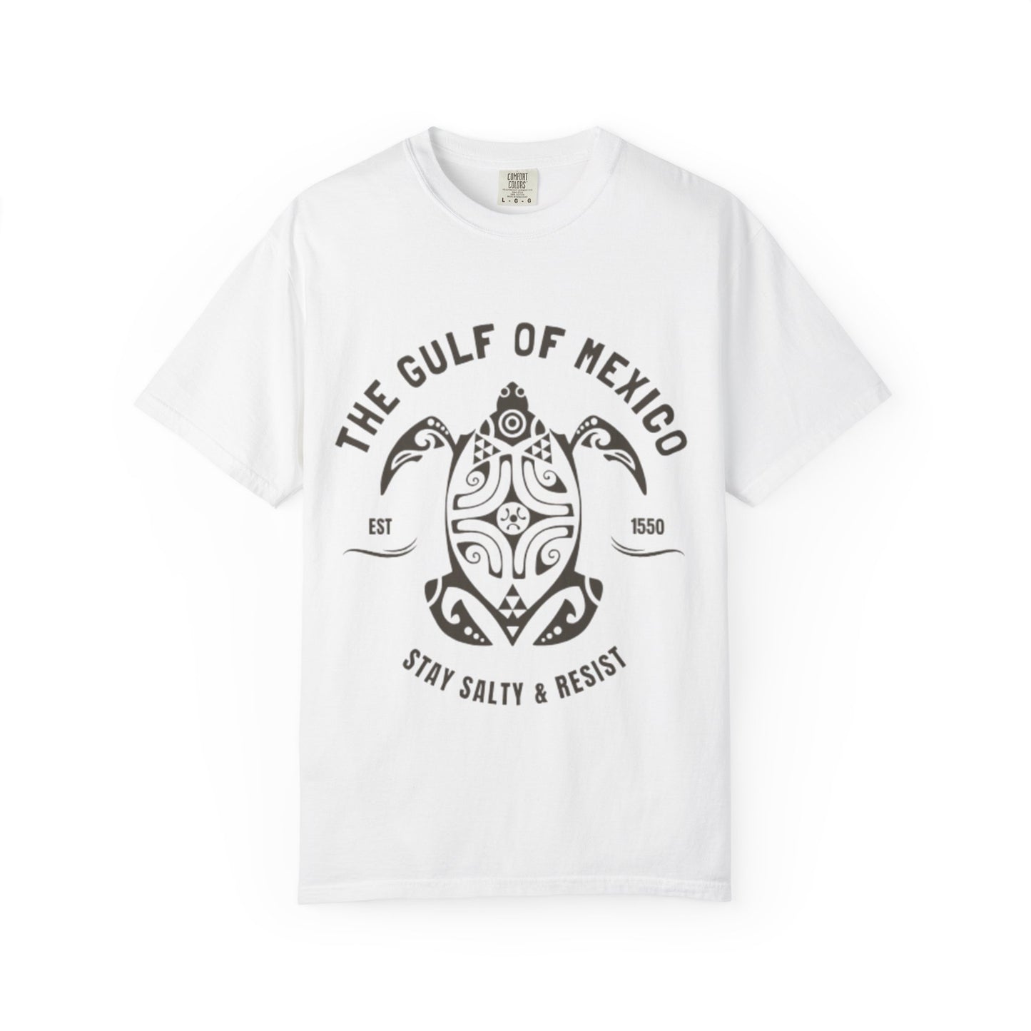 Gulf of Mexico Graphic T-Shirt (Brown Text)
