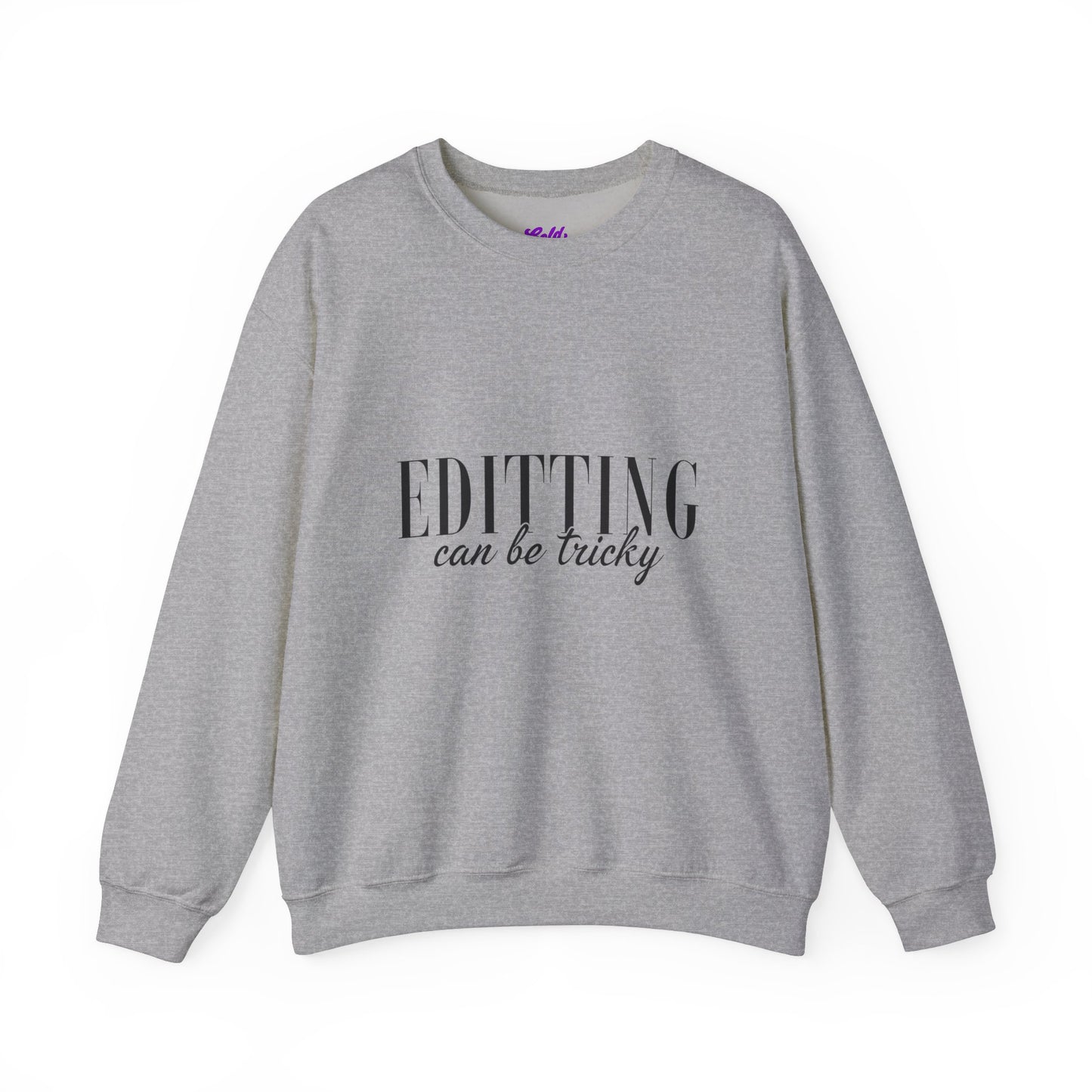 Editting Can Be Tricky Unisex Heavy Blend™ Crewneck Sweatshirt