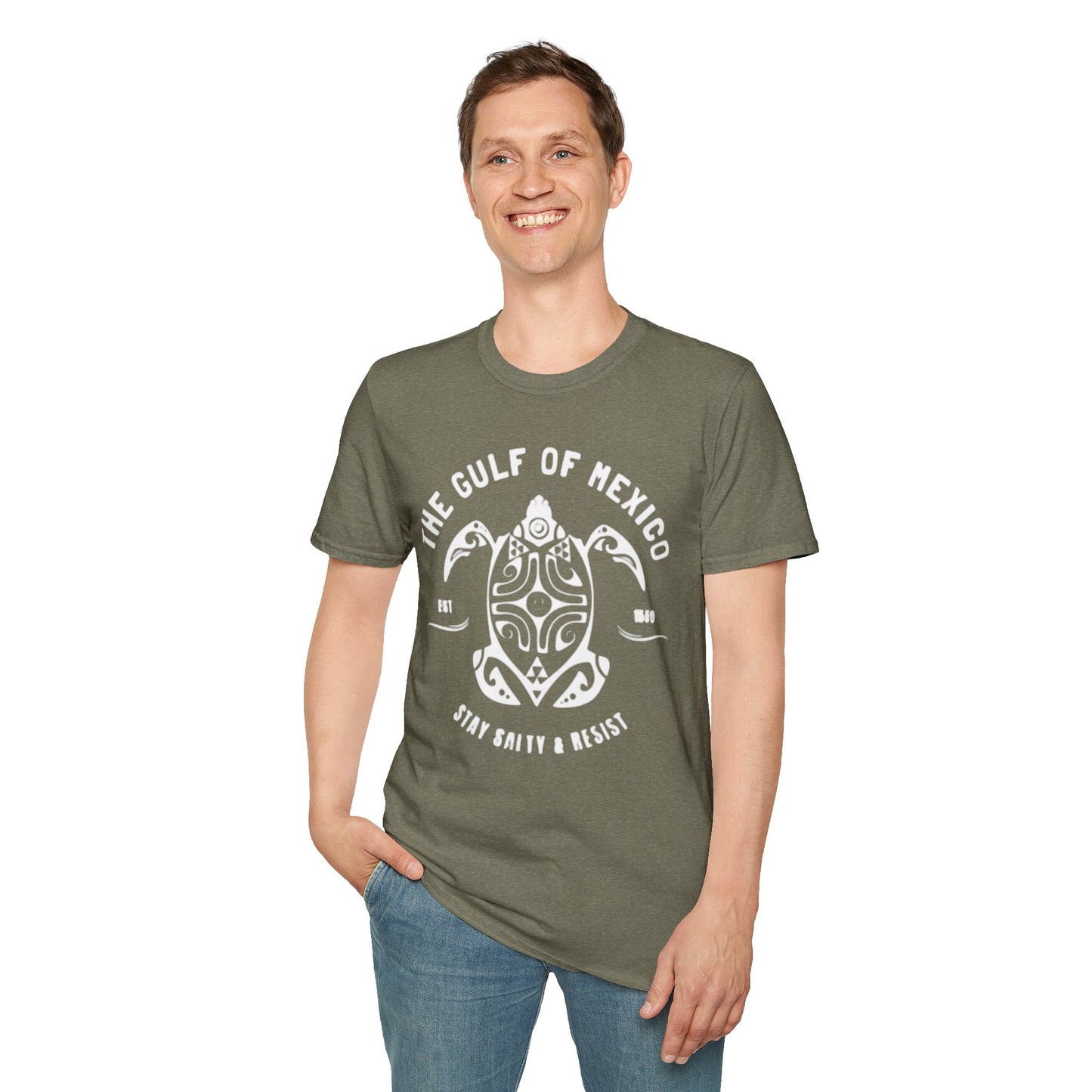 Gulf of Mexico T-Shirt (Unisex - Red, White, Blue)