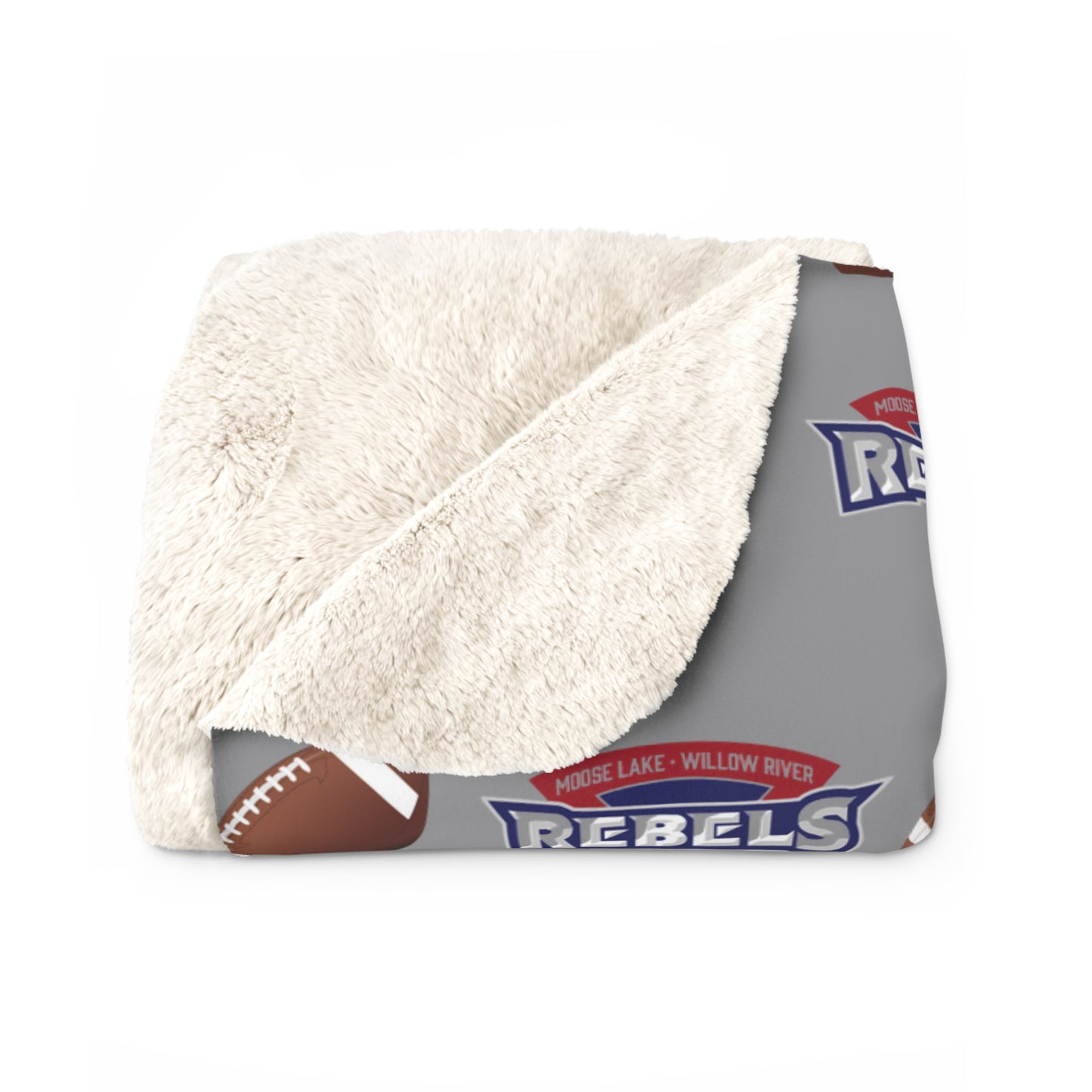 ML-WR Football - Sherpa Fleece Blanket