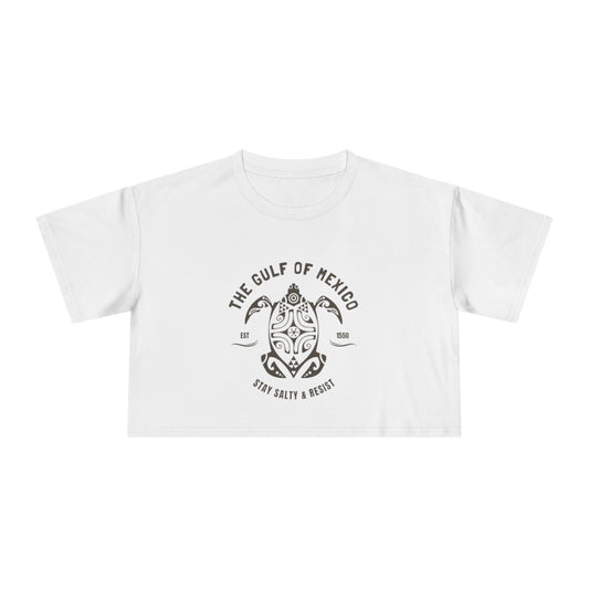 Gulf of Mexico Women's CROP TEE