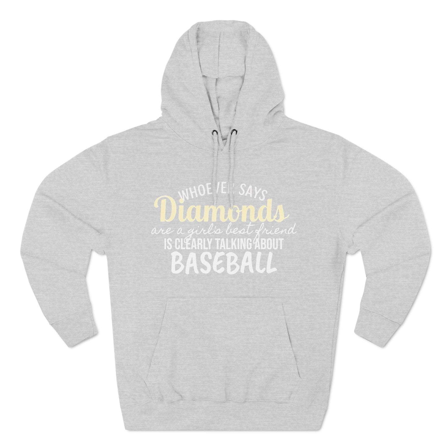 Diamonds are a Girl's Best Friend (Baseball Diamonds) - Hoodie