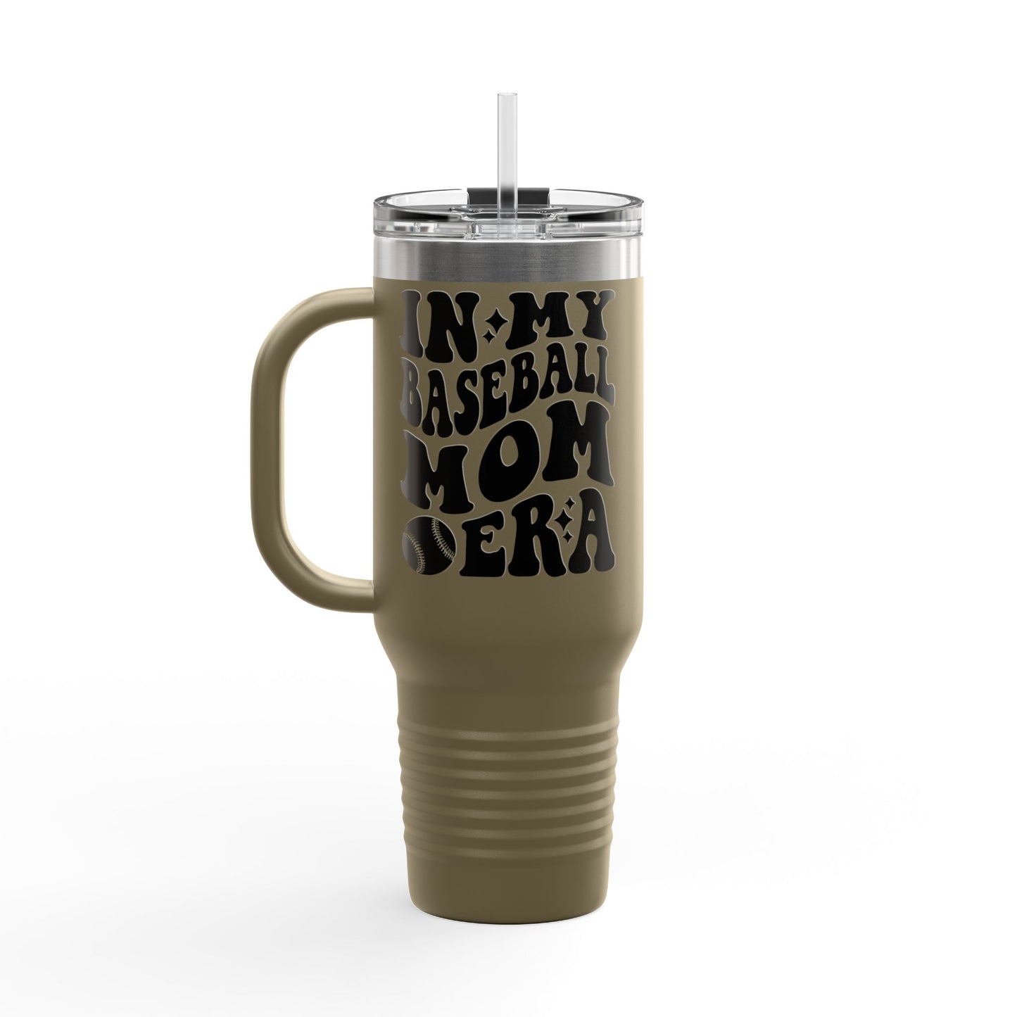 Baseball Mom Era Insulated Travel Mug - 40oz