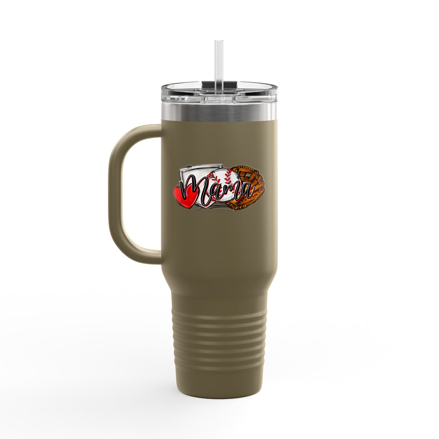 Baseball Insulated Travel Mug - 40oz