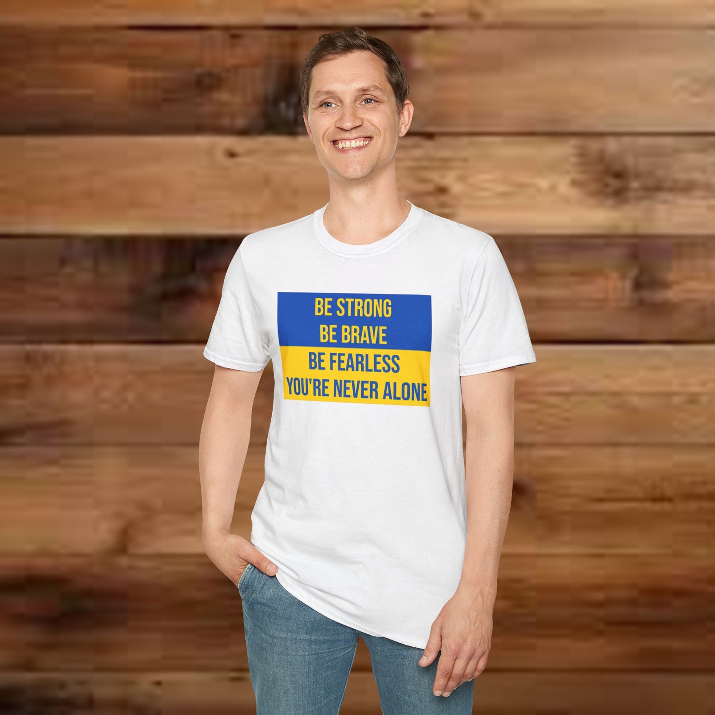 Ukraine Support (Unisex Softstyle T-Shirt)