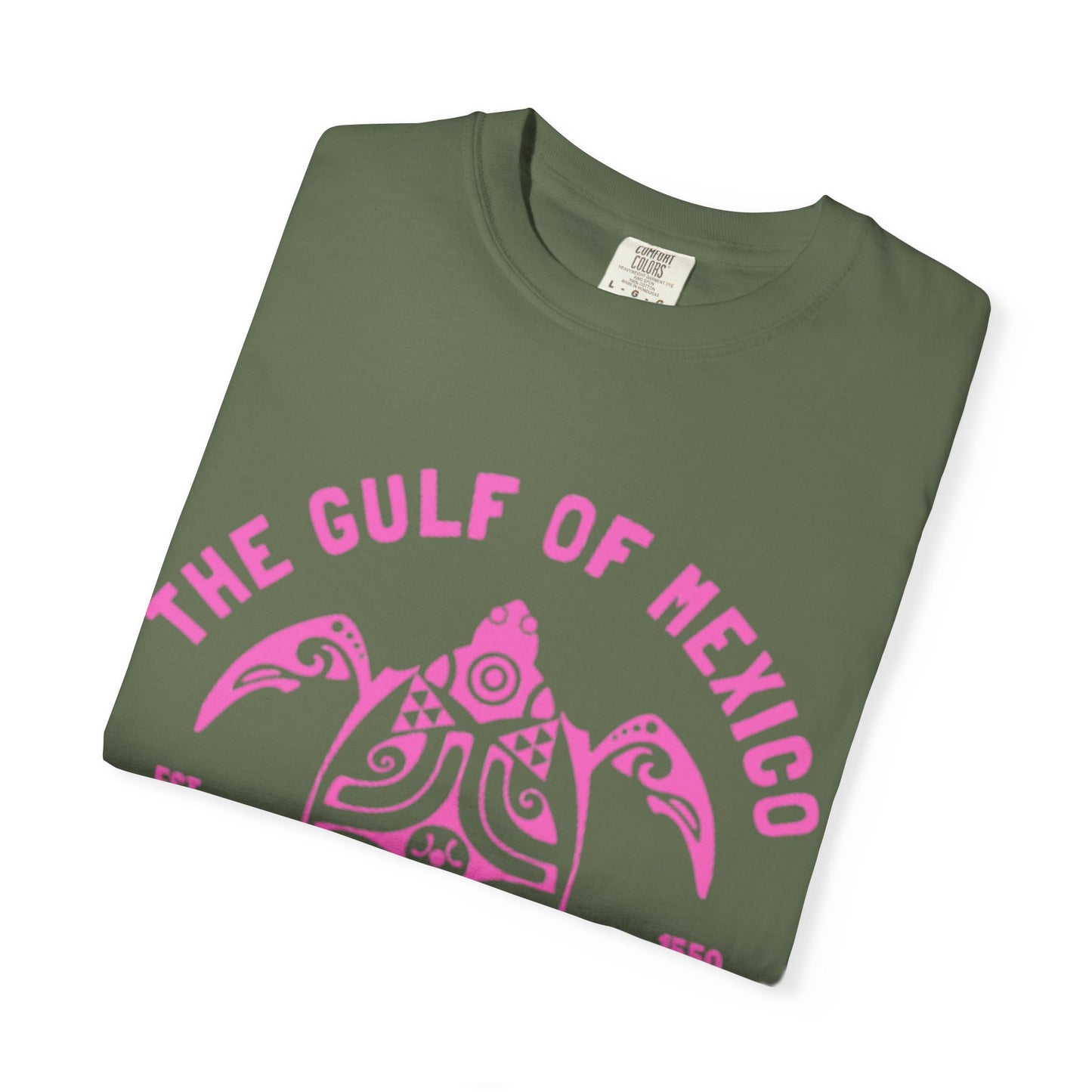 Gulf of Mexico Graphic T-Shirt (PinkText)