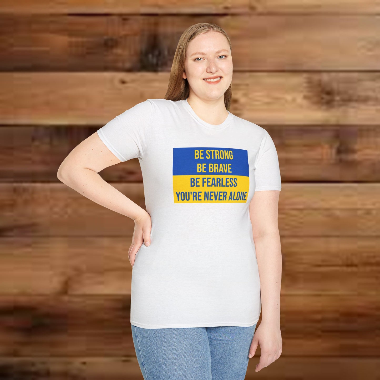Ukraine Support (Unisex Softstyle T-Shirt)