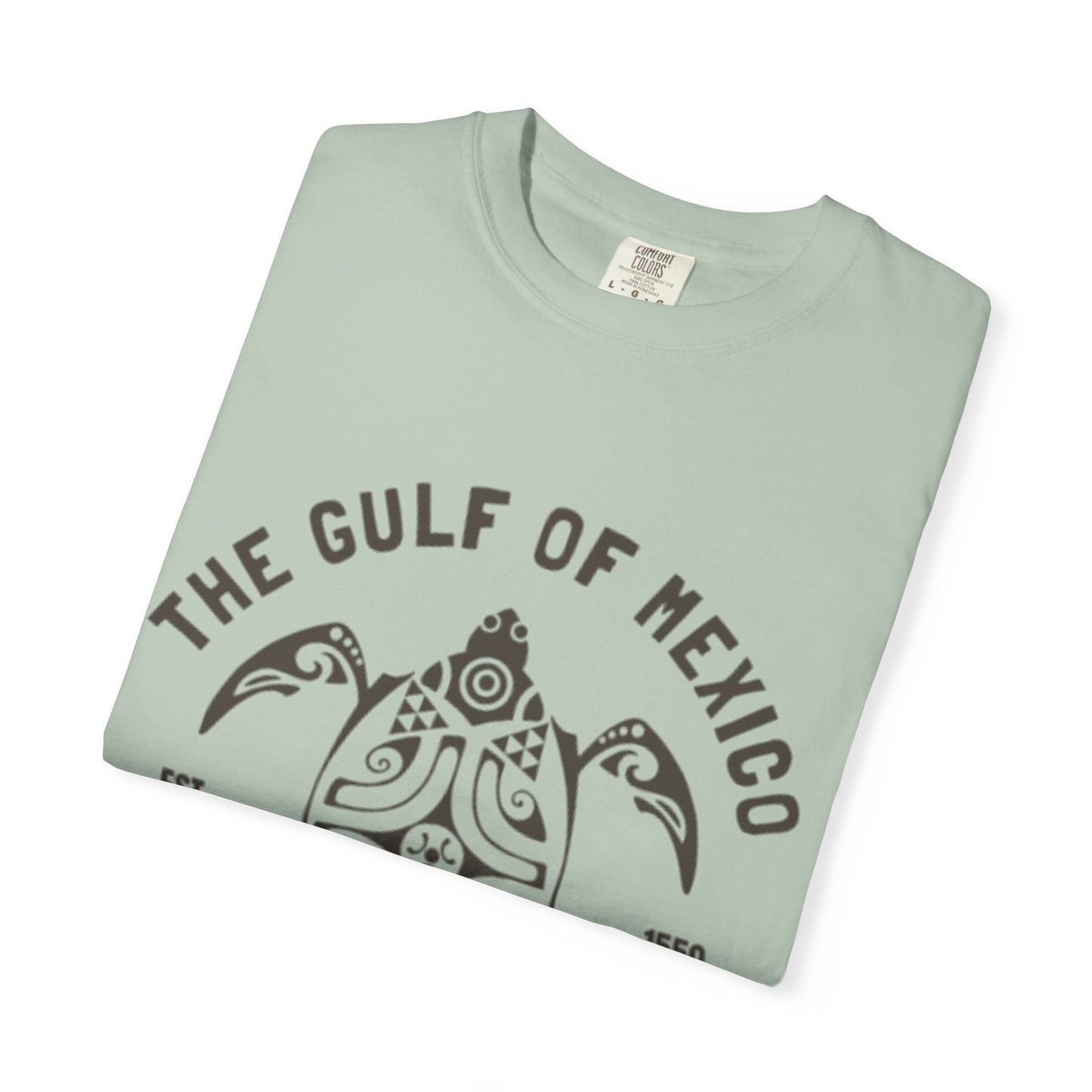 Gulf of Mexico Graphic T-Shirt (Brown Text)