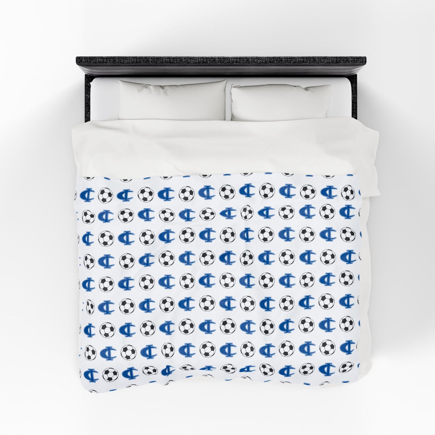 Cambridge-Isanti Bluejackets SOCCER ~ Velveteen Plush Blanket