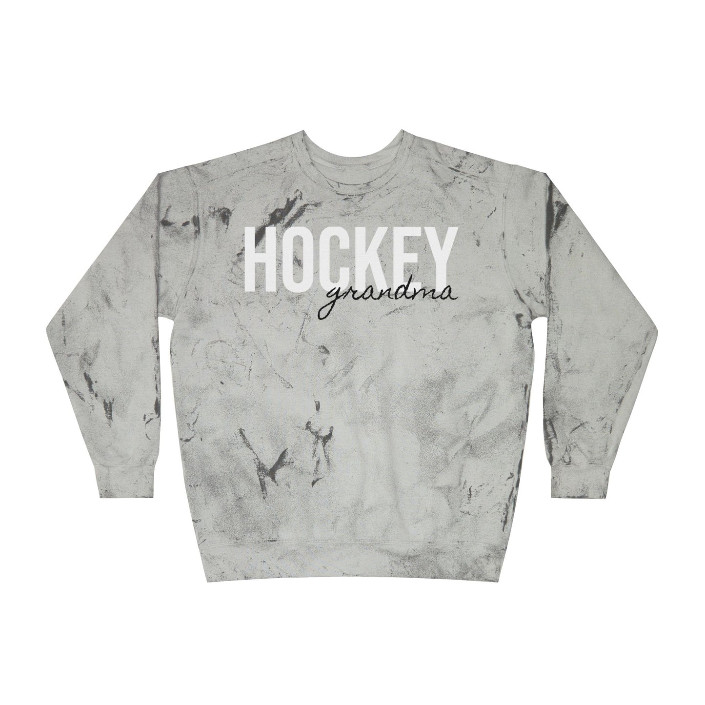 Hockey Grandma Tie Dye Sweatshirt
