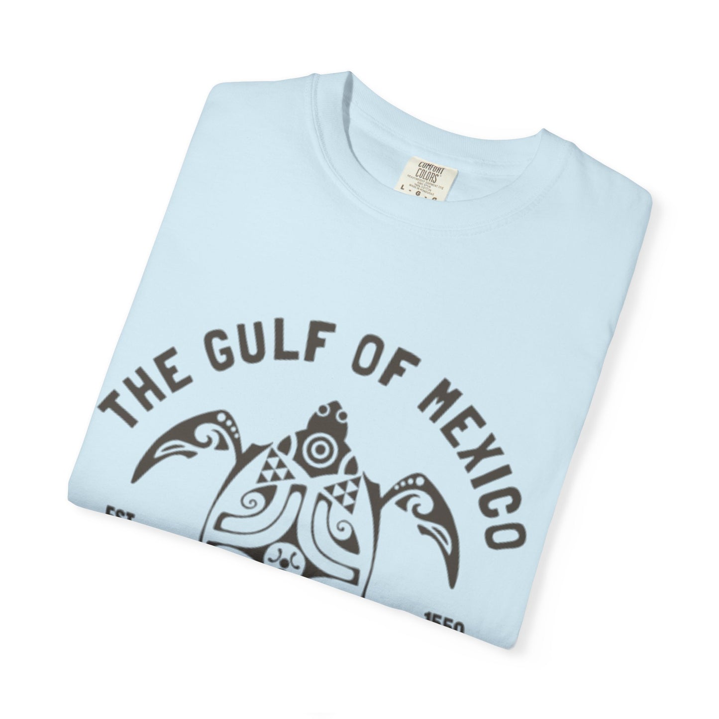 Gulf of Mexico Graphic T-Shirt (Brown Text)