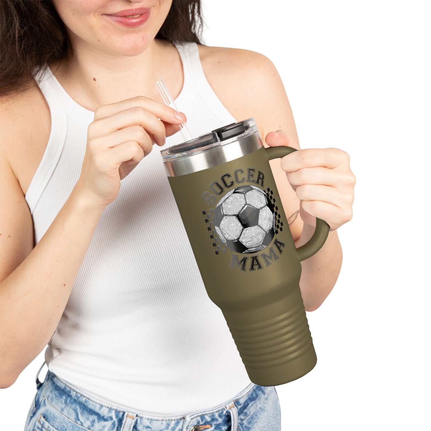 Soccer Mama Insulated Travel Mug - 40oz