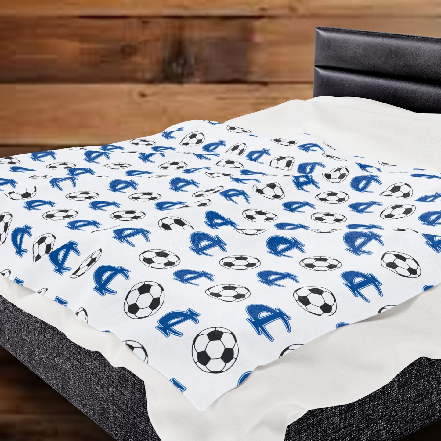 Cambridge-Isanti Bluejackets SOCCER ~ Velveteen Plush Blanket