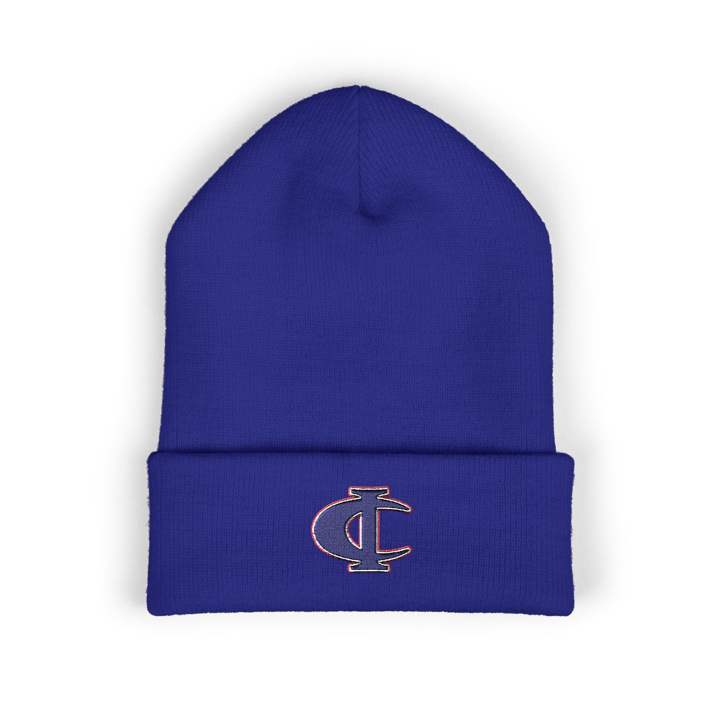 C-I Embroidered Classic Cuffed Beanie