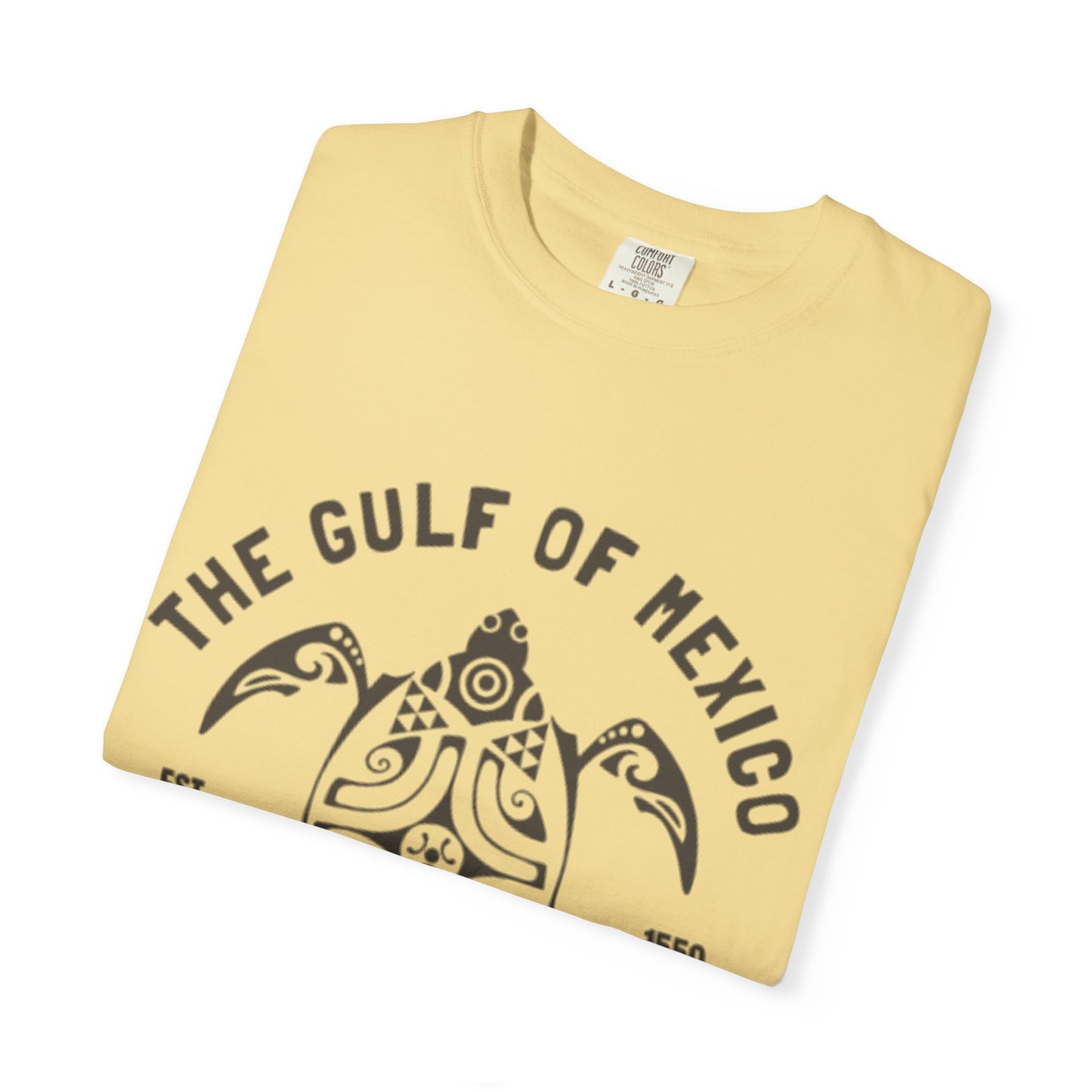 Gulf of Mexico Graphic T-Shirt (Brown Text)