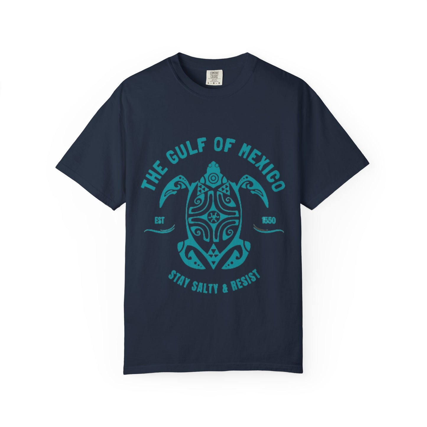 Gulf of Mexico Graphic T-Shirt (Teal Text)