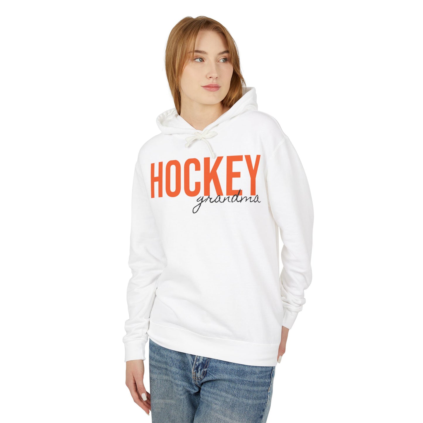 High School Hockey Grandma Lightweight Hoodie