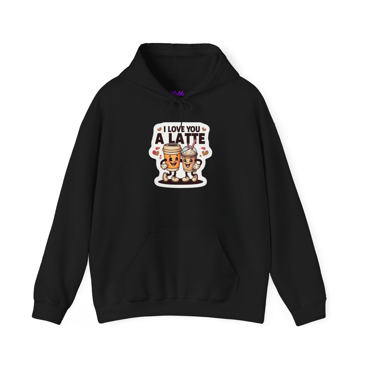 Love You A Latte - Unisex Heavy Blend™ Hooded Sweatshirt