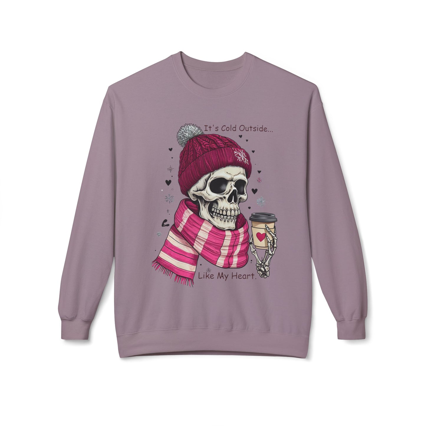 Cold Heart Crewneck - Unisex Midweight Softstyle Fleece Crewneck Sweatshirt