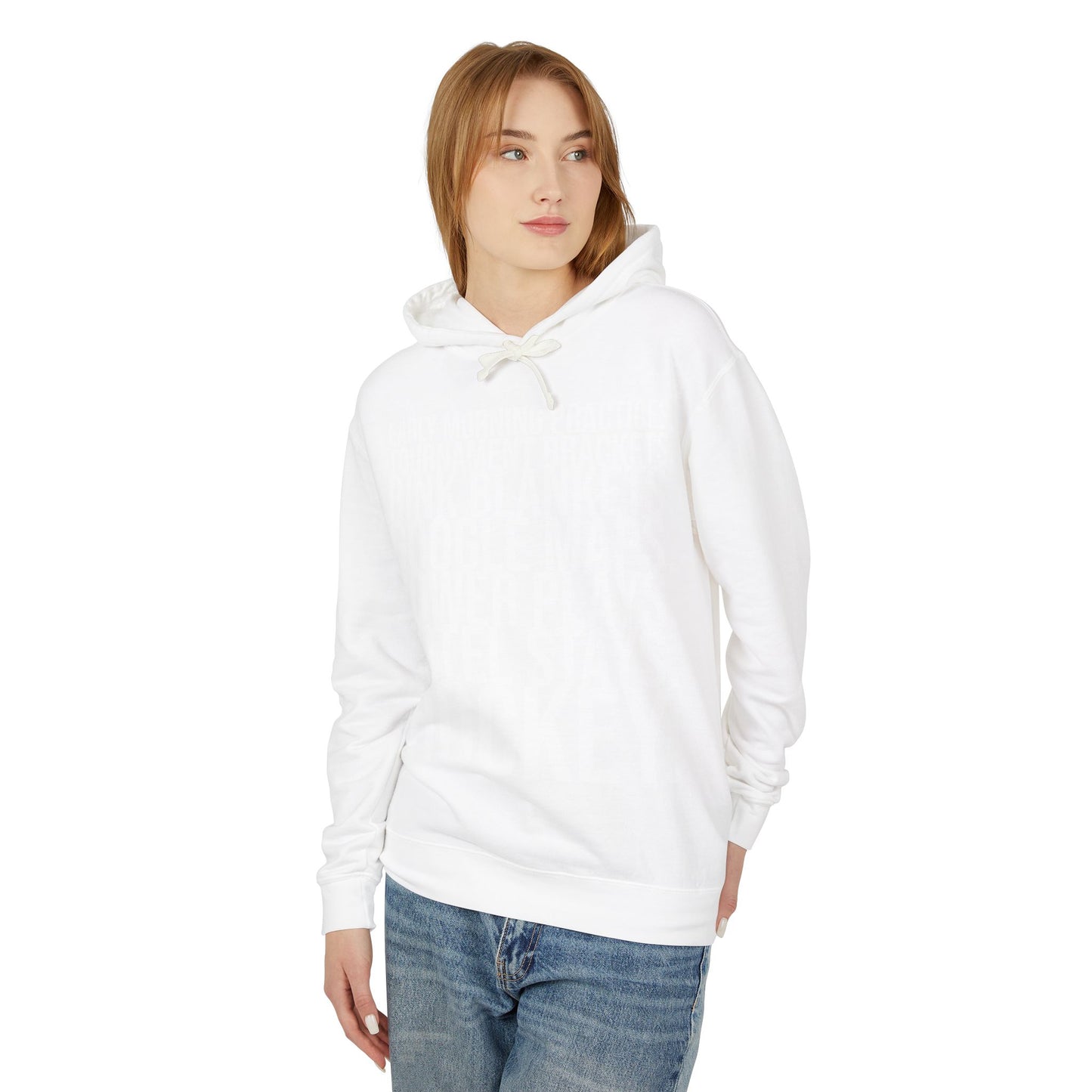 Hockey Lifestyle Hoodie Sweatshirt with White Text