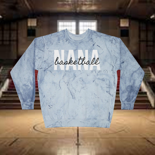Basketball NanaTie Dye Sweatshirt