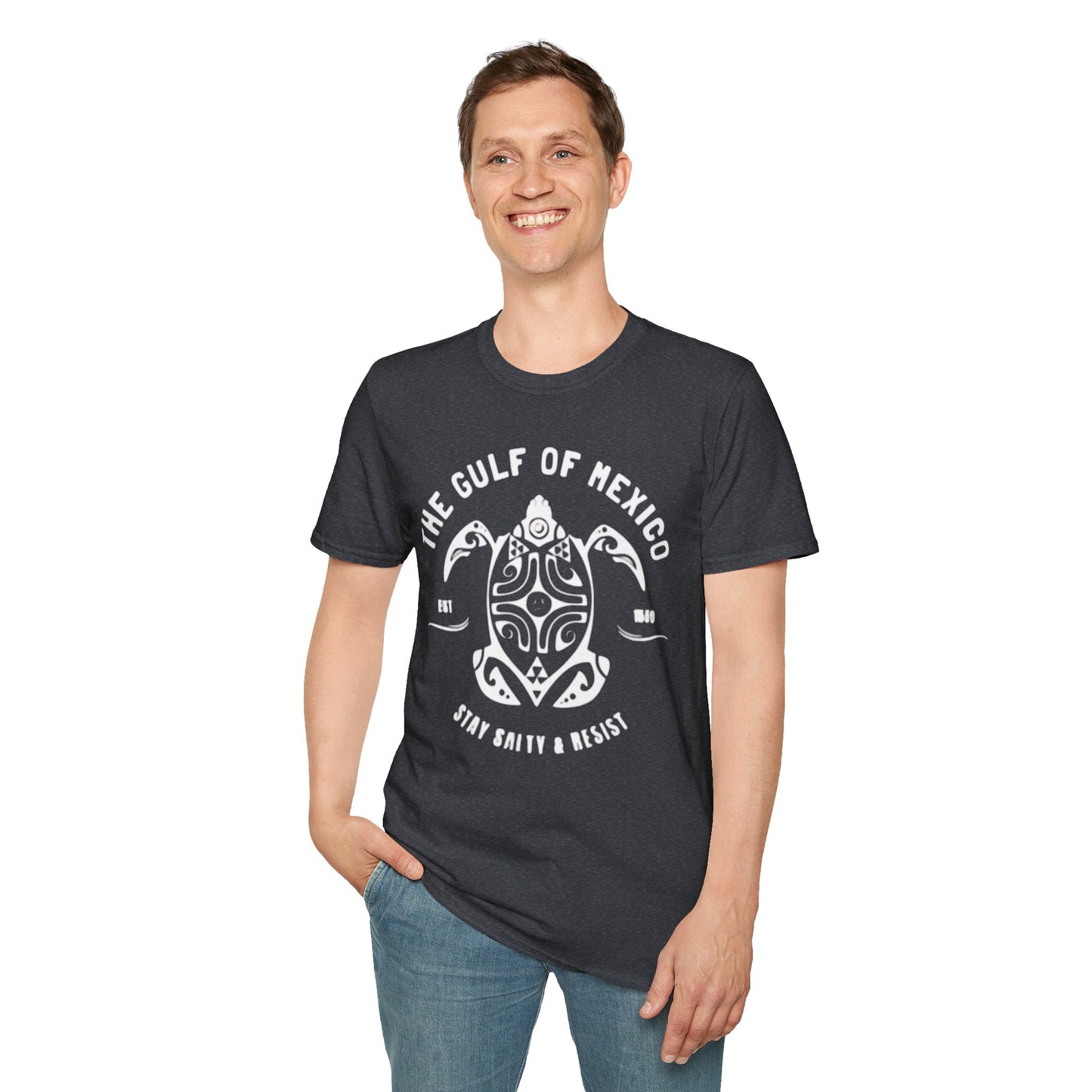 Gulf of Mexico T-Shirt (Unisex - Red, White, Blue)