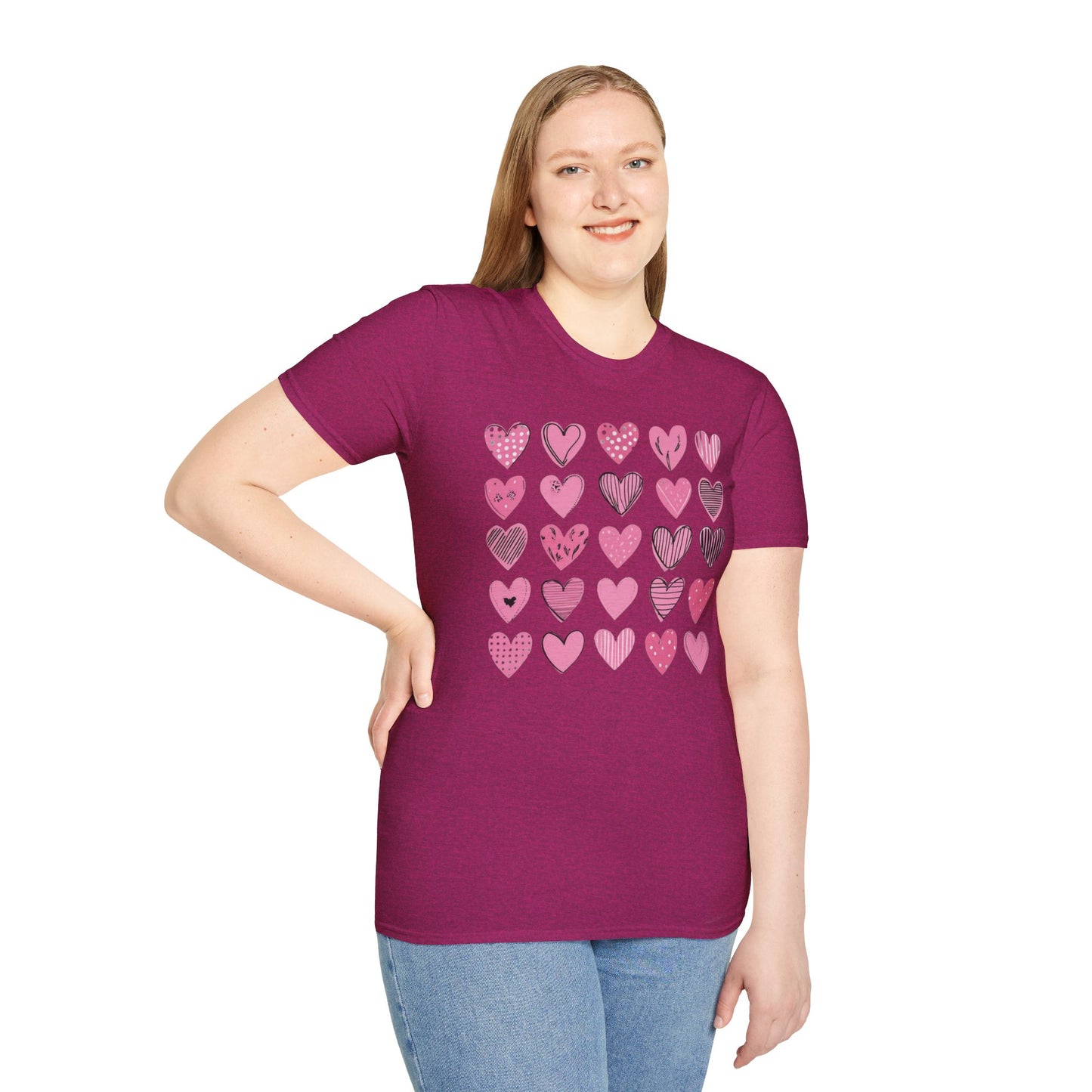 Hearts - Unisex Softstyle T-Shirt