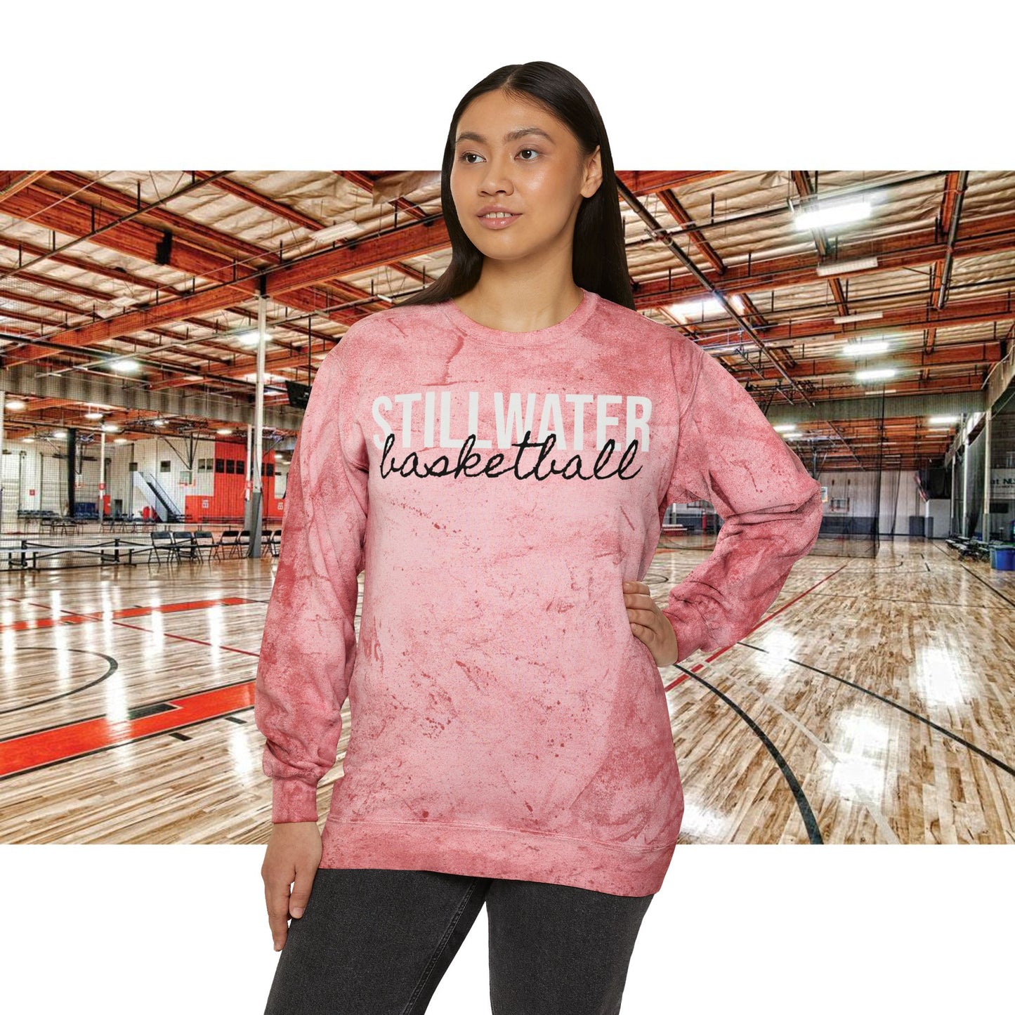 Suburban East MN High School BASKETBALL - Tie Dye Sweatshirt