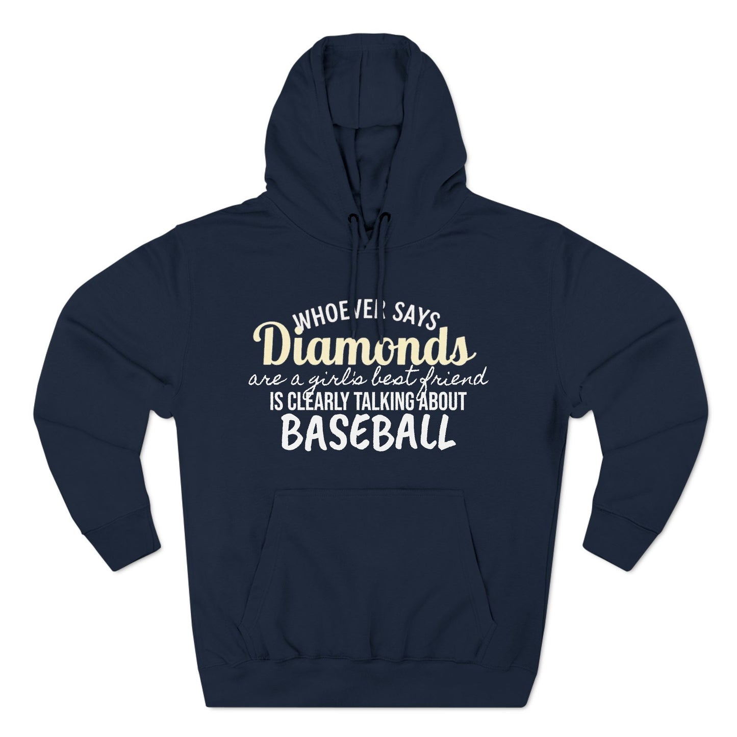Diamonds are a Girl's Best Friend (Baseball Diamonds) - Hoodie