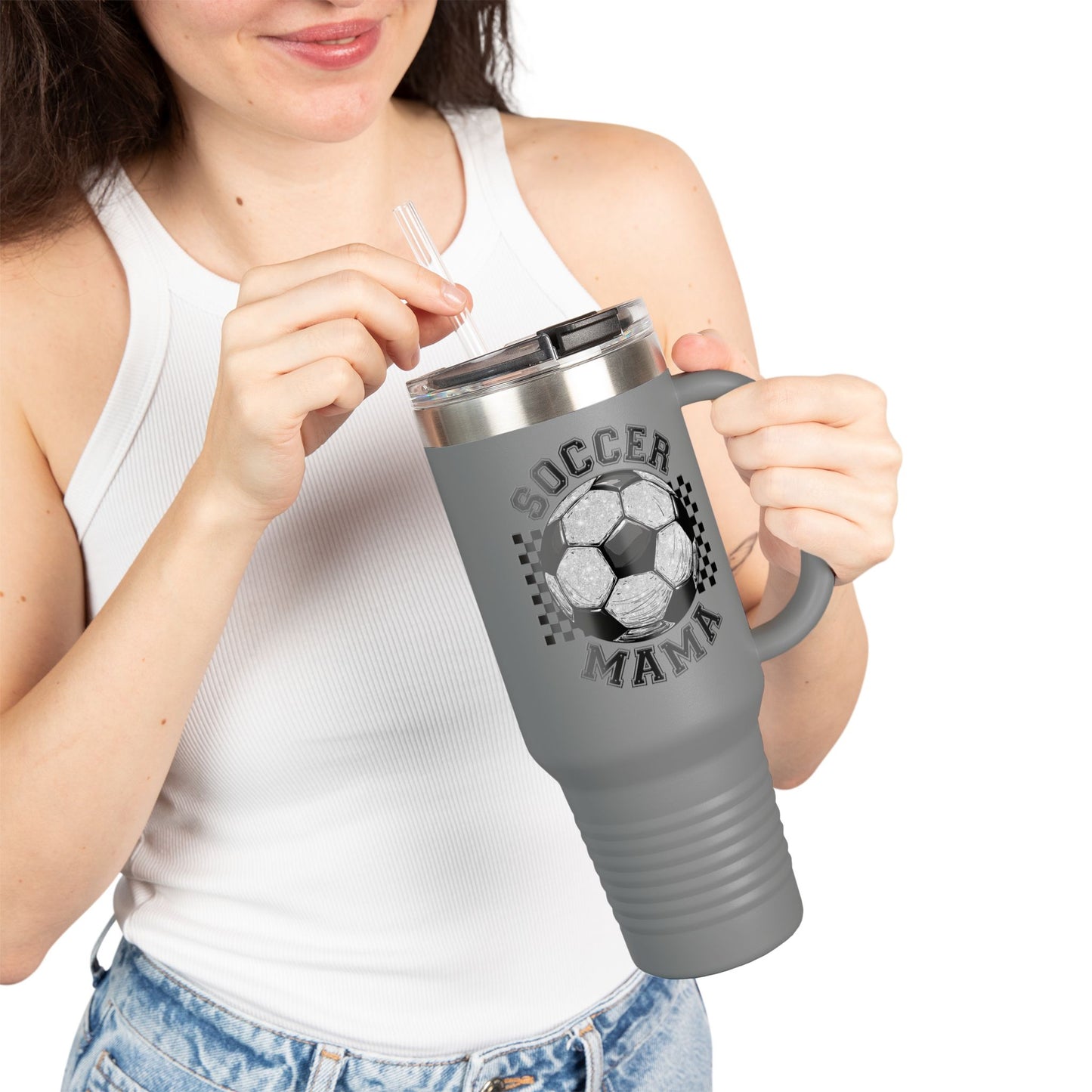 Soccer Mama Insulated Travel Mug - 40oz