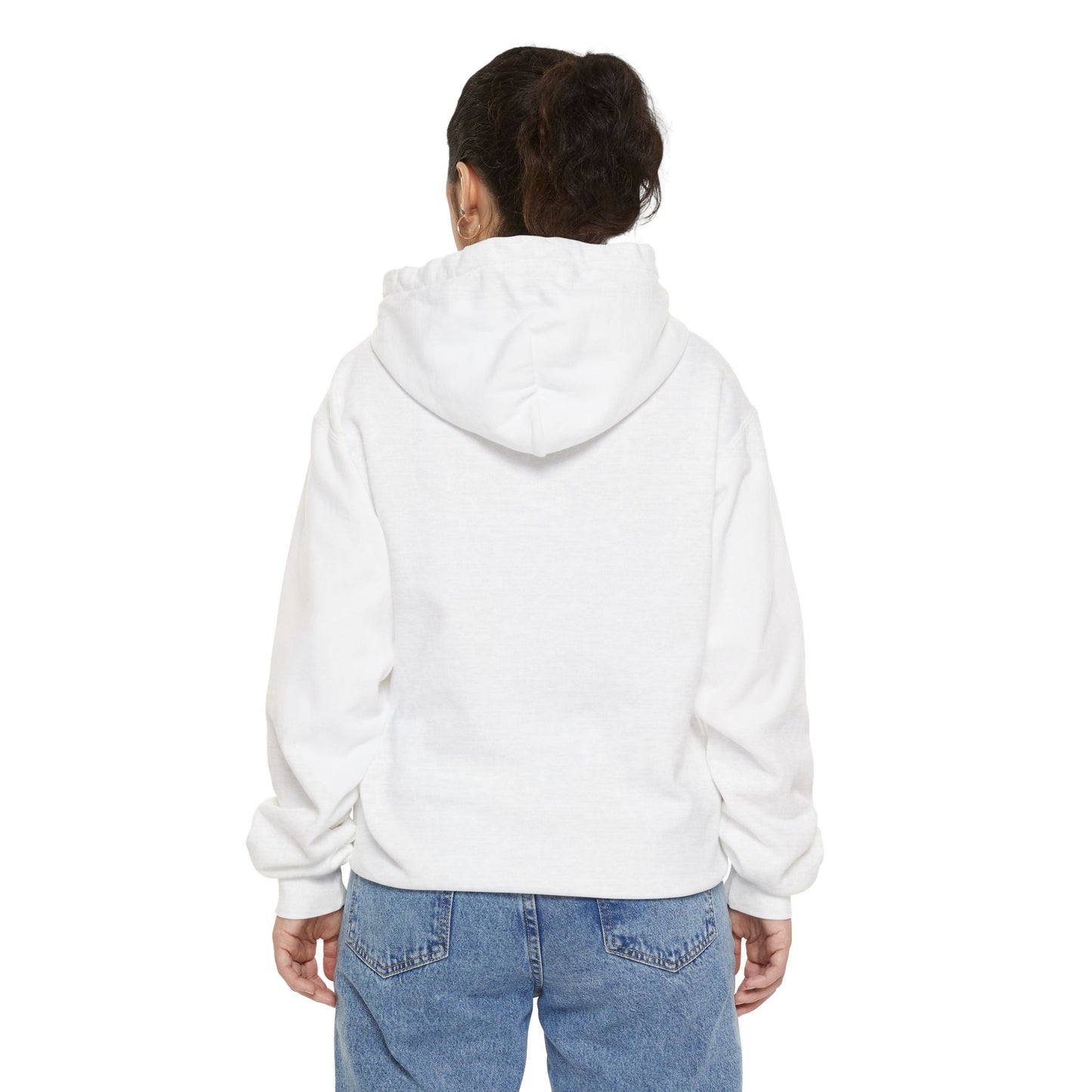 Rainbow Highland Cow - Unisex Garment-Dyed Hoodie