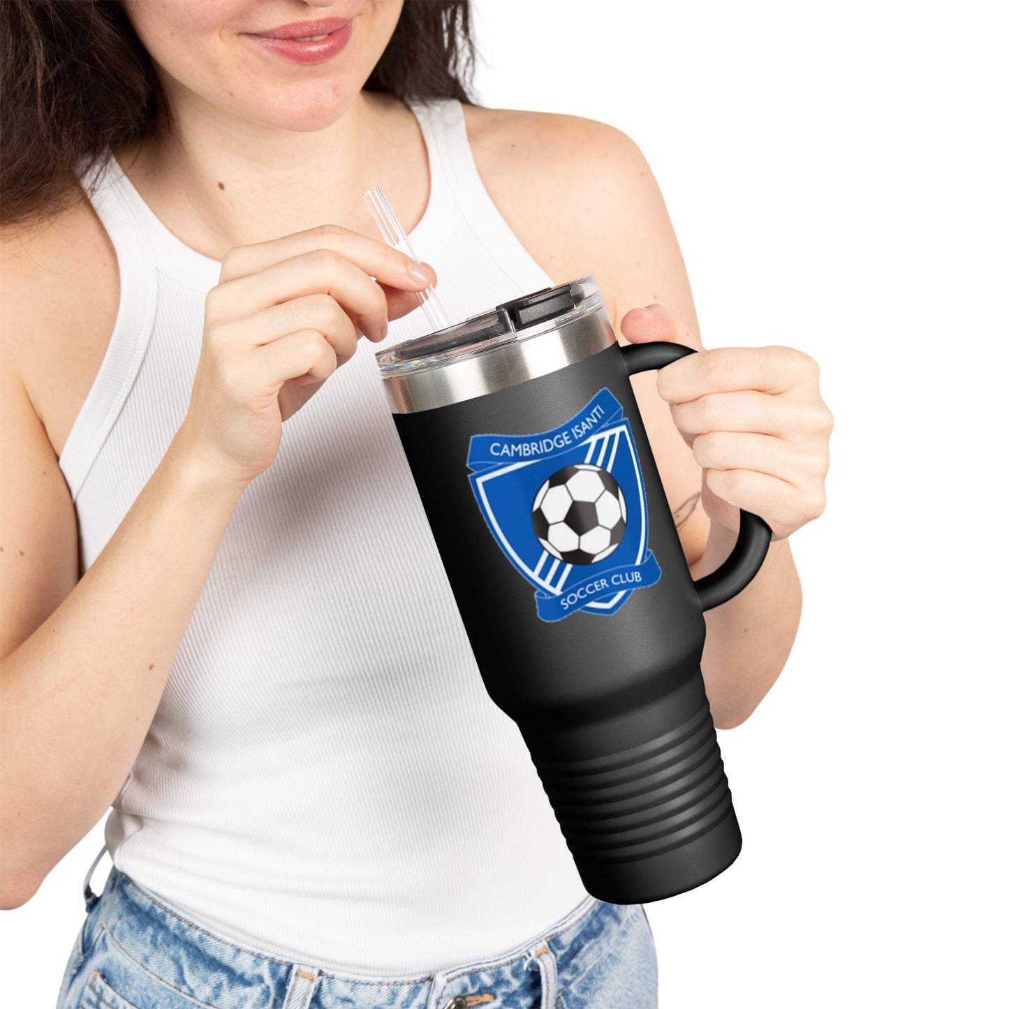 Cambridge-Isanti Soccer Club Insulated Travel Mug - 40oz