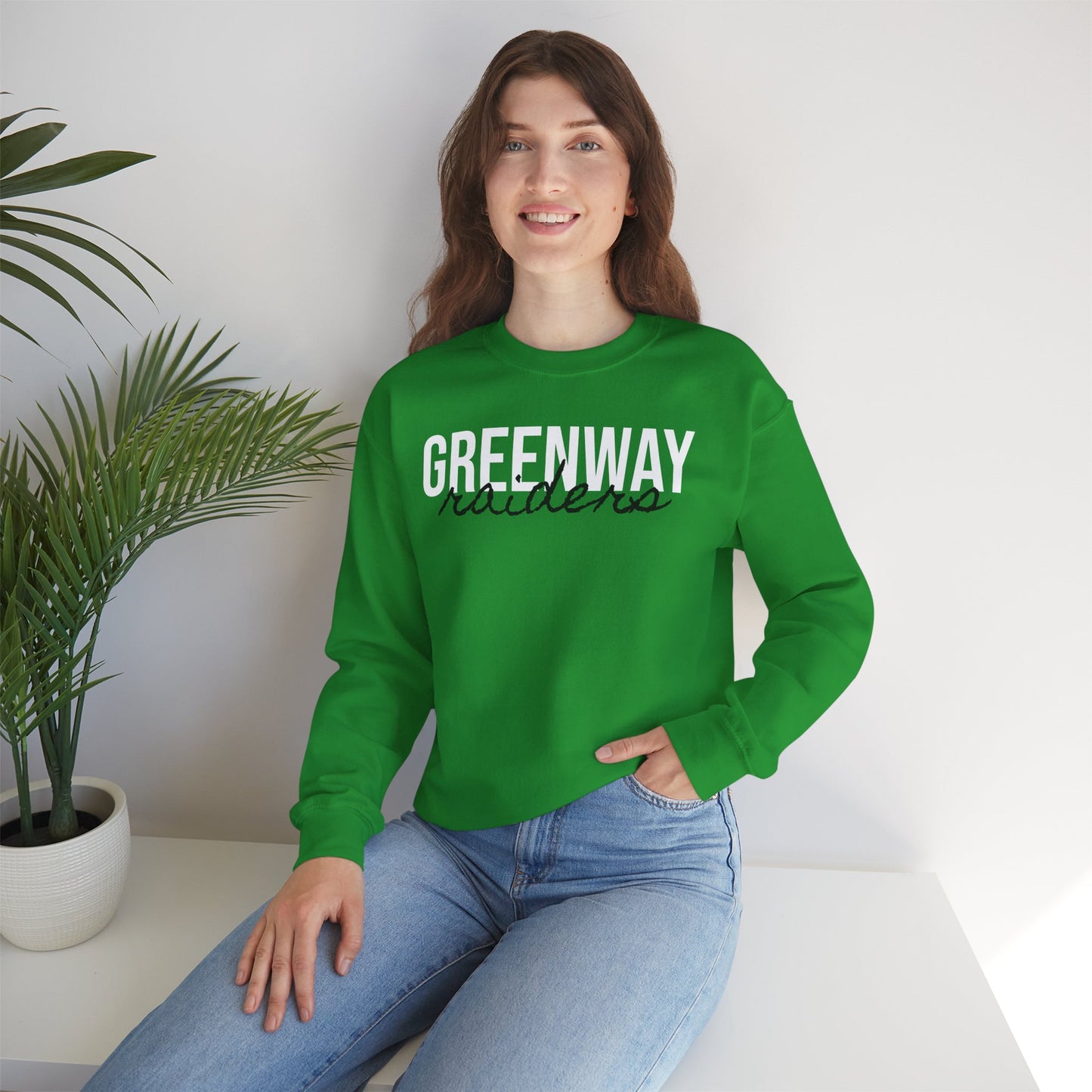 Greenway Raiders - High School Crew Neck Sweatshirt