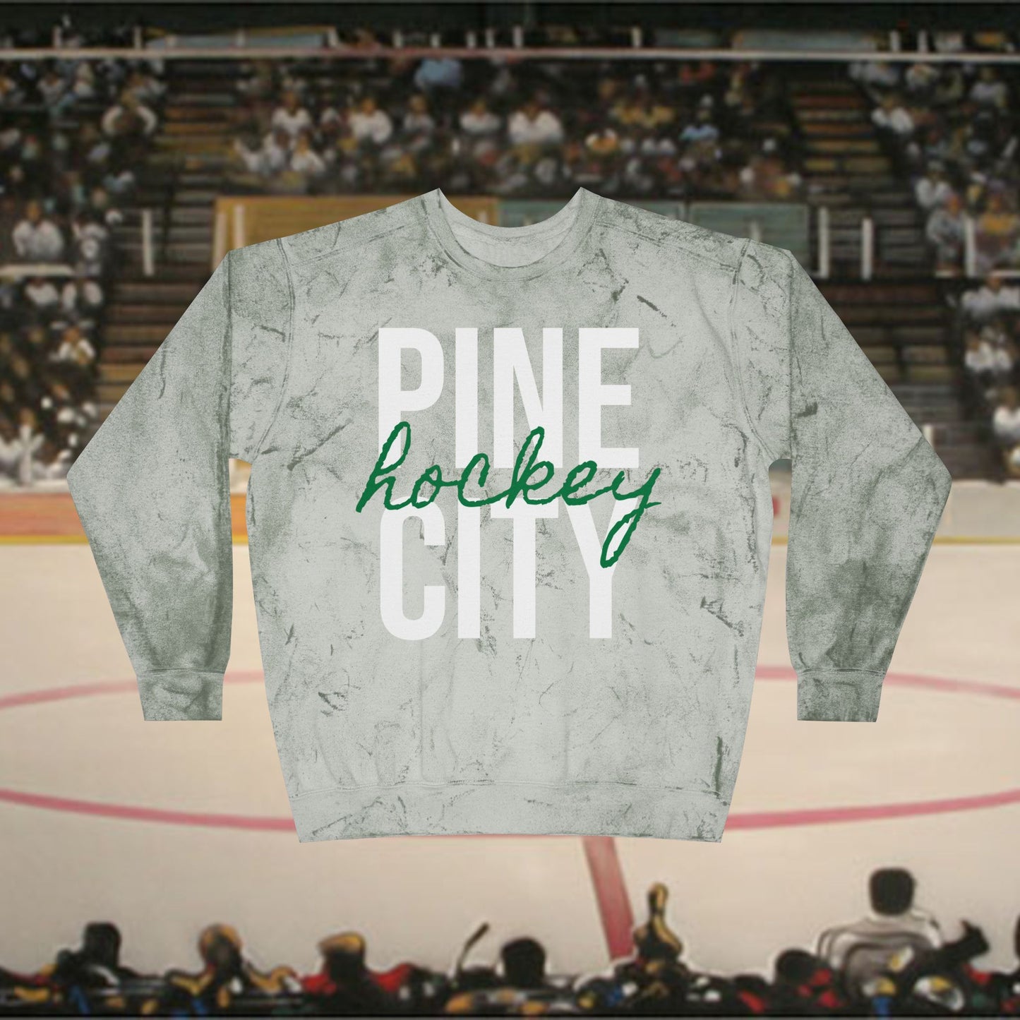 Central MN (1) High School Hockey - Tie Dye Sweatshirt