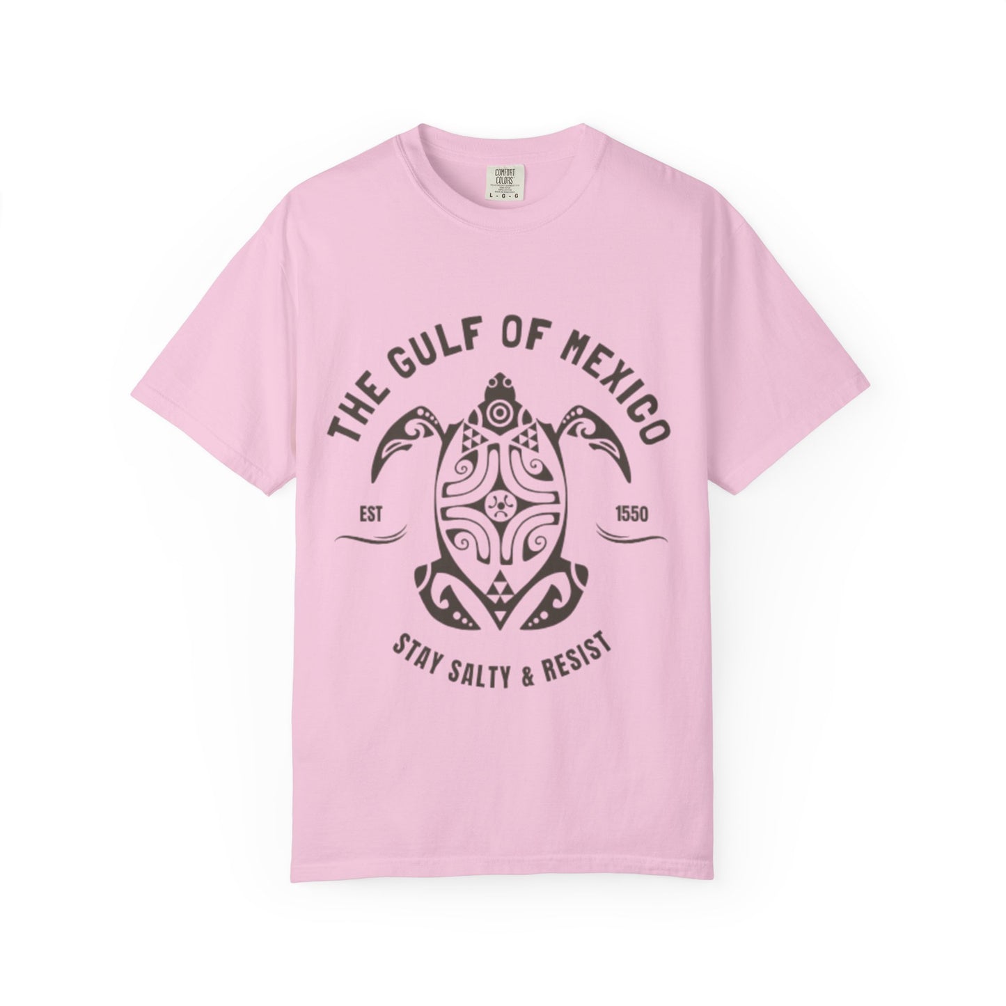 Gulf of Mexico Graphic T-Shirt (Brown Text)