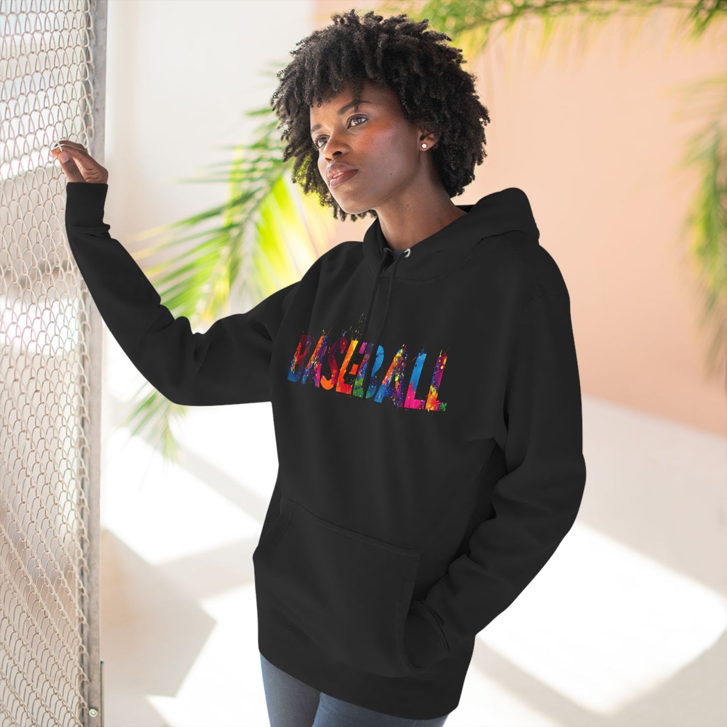 Baseball - Paint Splatter Hoodie