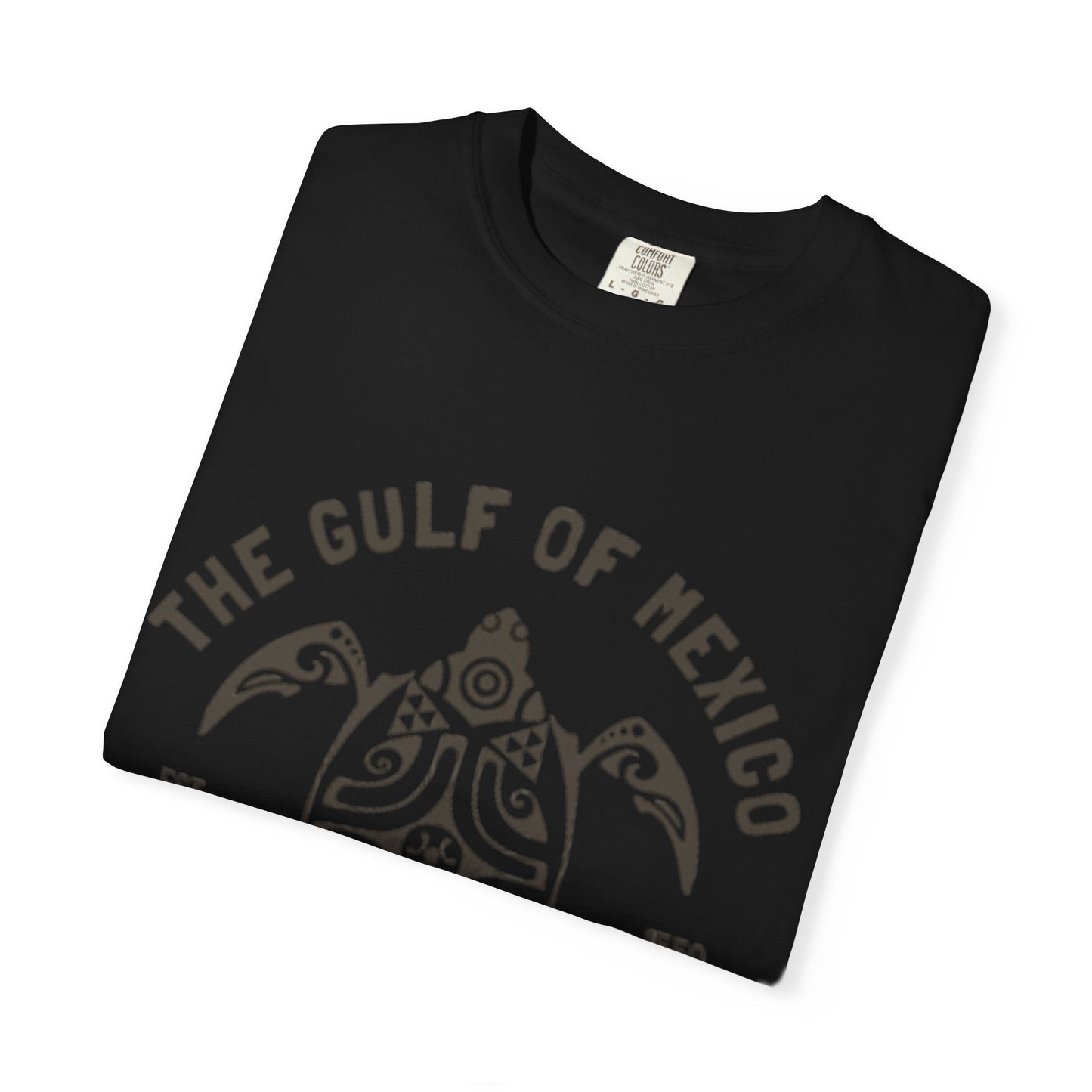Gulf of Mexico Graphic T-Shirt (Brown Text)