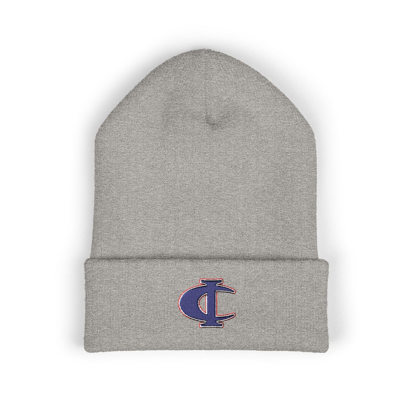 C-I Embroidered Classic Cuffed Beanie