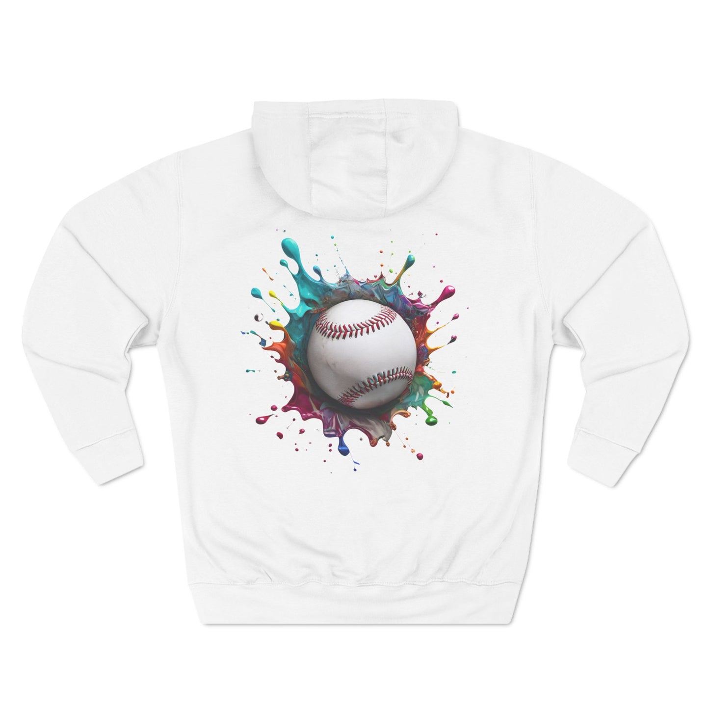 Baseball - Paint Splatter Hoodie
