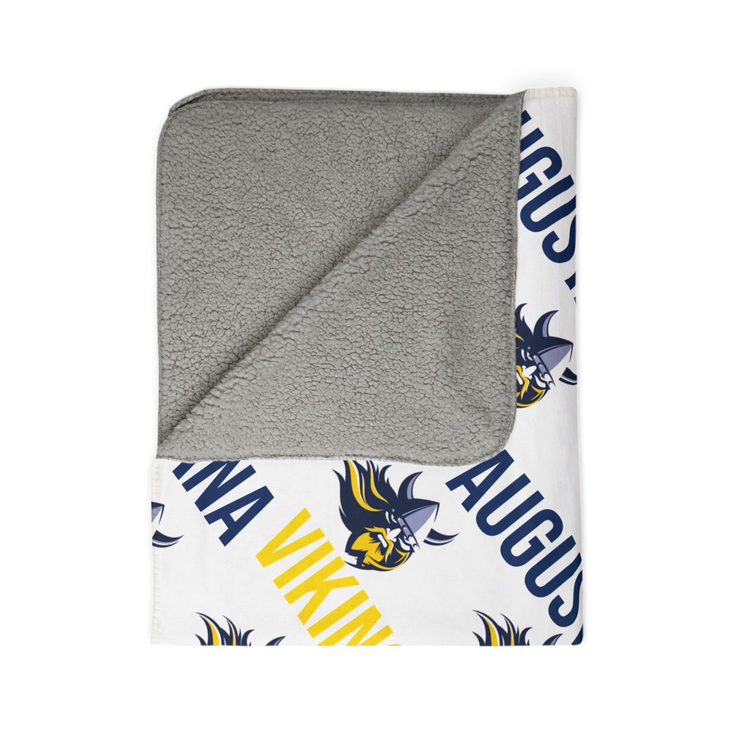 Augustana Vikings Fleece Sherpa Blanket