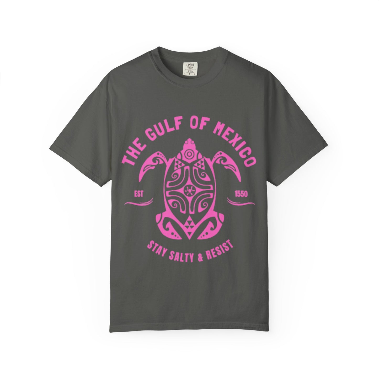 Gulf of Mexico Graphic T-Shirt (PinkText)