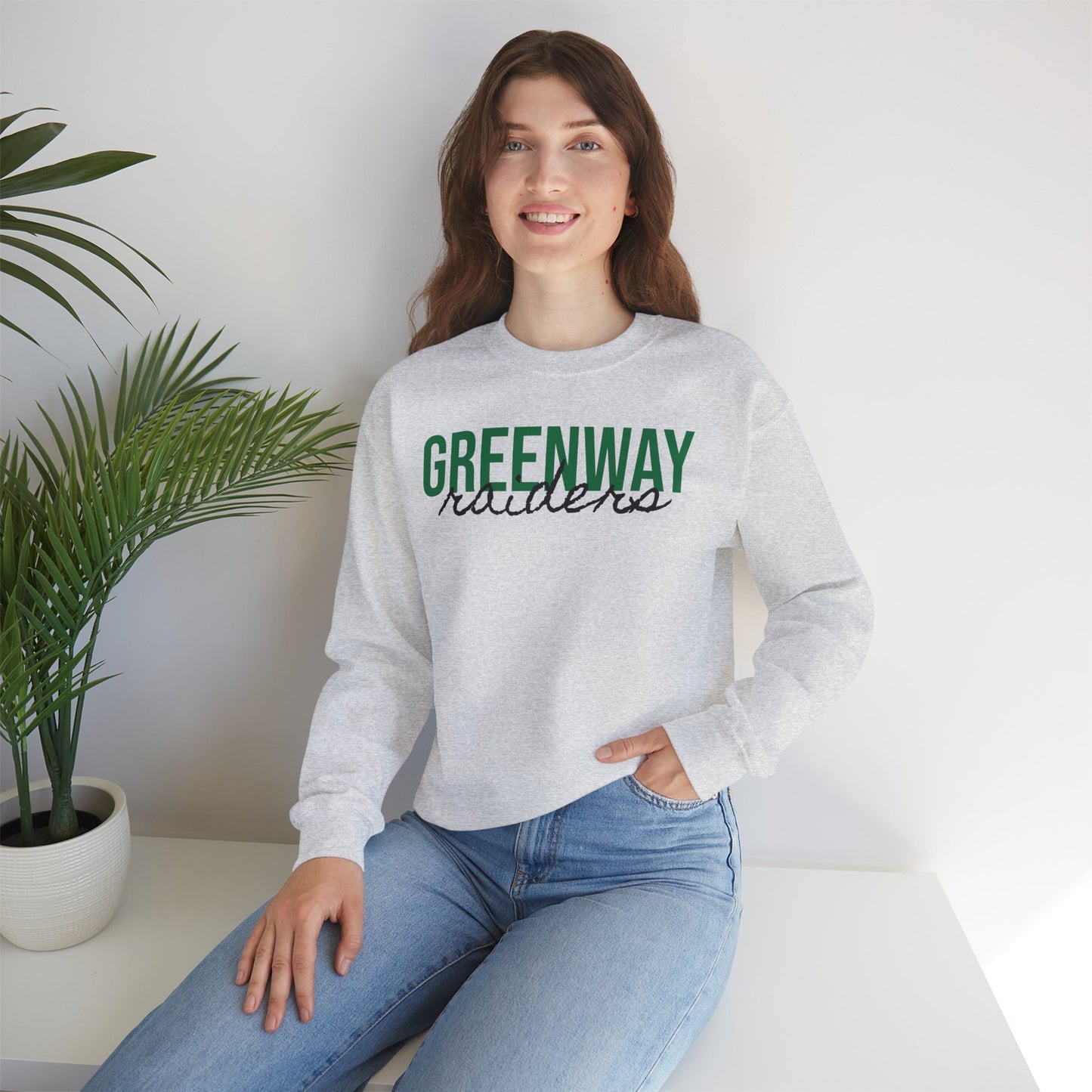 Greenway Raiders - High School Crew Neck Sweatshirt