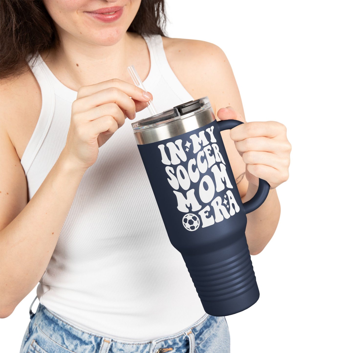 Soccer Mom Era Insulated Travel Mug - 40oz
