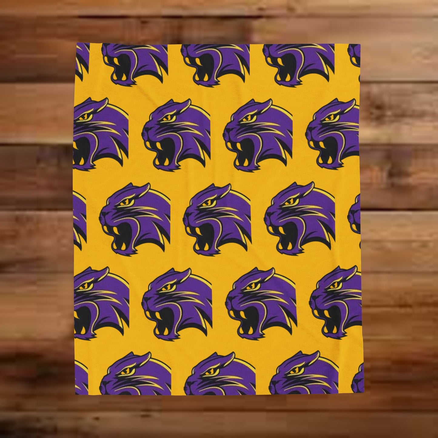 Waconia Wildcats ~ Velveteen Plush Blanket