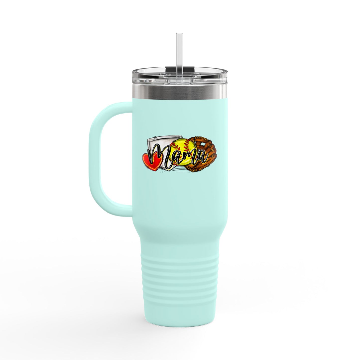 Softball Insulated Travel Mug - 40oz